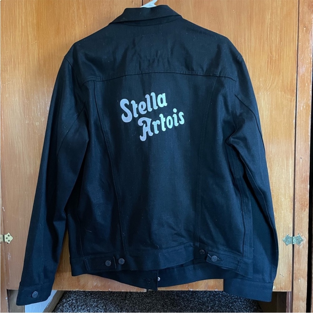 Levi’s x Stella Artois Black Denim Jacket